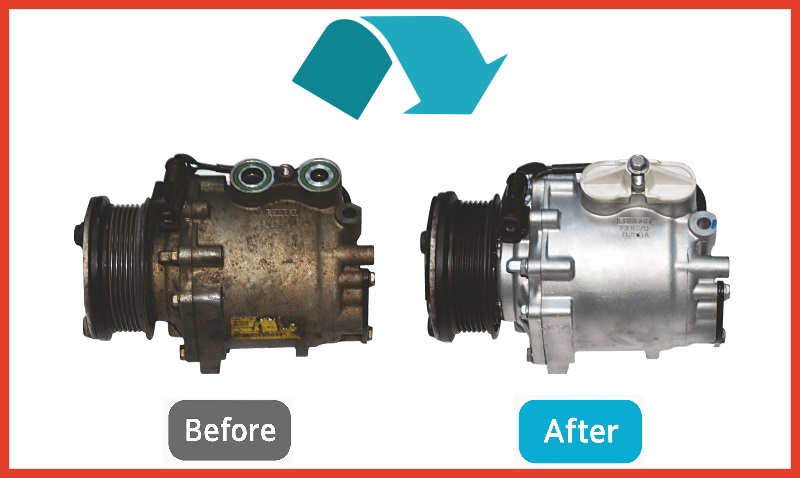 Klima Kompresörü Revizyonu Önce Sonra